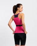 RIVANELLE Cycling sleeveless jersey - SPARK ELITE - pink/black