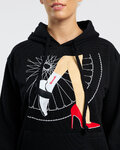 RIVANELLE hoodie - LADY RULES - black/multicolour