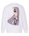 RIVANELLE hoodie - LETS GO GIRL - white/multicolour