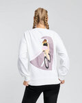 RIVANELLE hoodie - LETS GO GIRL - white/multicolour