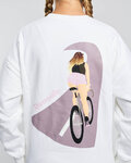 RIVANELLE hoodie - LETS GO GIRL - white/multicolour