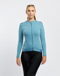 RIVANELLE Cycling winter long sleeve jersey - SPECIAL - blue