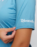 RIVANELLE Cycling short sleeve jersey - ADVENTURE - blue