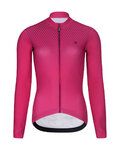 RIVANELLE Cycling winter long sleeve jersey - STARLIGHT WINTER  - pink