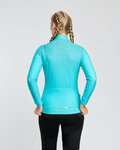 RIVANELLE Cycling winter long sleeve jersey - STARLIGHT WINTER  - turquoise