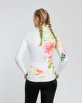 RIVANELLE Cycling winter long sleeve jersey - FLOWERY WINTER - yellow/multicolour