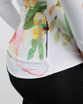 RIVANELLE Cycling winter long sleeve jersey - FLOWERY WINTER - yellow/multicolour