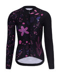 RIVANELLE Cycling winter long sleeve jersey - OASIS WINTER - black/pink