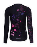 RIVANELLE Cycling winter long sleeve jersey - OASIS WINTER - black/pink