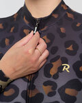 RIVANELLE Cycling winter long sleeve jersey - WILDCAT WINTER - brown/black