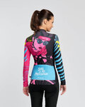 RIVANELLE Cycling winter long sleeve jersey - MEDITATION WINTER - black/pink