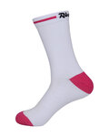 RIVANELLE Cyclingclassic socks - COMPETE - white/pink