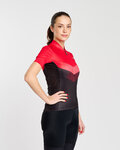 RIVANELLE Cycling short sleeve jersey - ARROW II - red/black