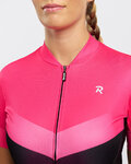 RIVANELLE Cycling short sleeve jersey - ARROW II - pink/black