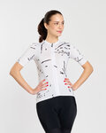 RIVANELLE Cycling short sleeve jersey - PASSION - white/black