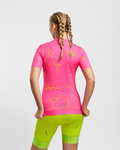 RIVANELLE Cycling short sleeve jersey - PASSION - pink/yellow