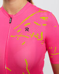 RIVANELLE Cycling short sleeve jersey - PASSION - pink/yellow