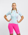 RIVANELLE Cycling short sleeve jersey - PASSION - blue/pink