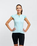 RIVANELLE Cycling short sleeve jersey - FLAIR - light blue