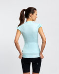 RIVANELLE Cycling short sleeve jersey - FLAIR - light blue