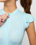 RIVANELLE Cycling short sleeve jersey - FLAIR - light blue