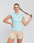 RIVANELLE Cycling short sleeve jersey - FLAIR - light blue