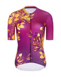 RIVANELLE Cycling short sleeve jersey - BAROC - purple/yellow