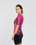 RIVANELLE Cycling short sleeve jersey - BAROC - purple/yellow