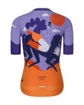 RIVANELLE Cycling short sleeve jersey - STALLION - blue/brown