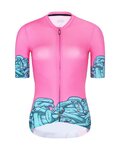 RIVANELLE Cycling short sleeve jersey - MEDUSA - pink/turquoise