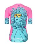 RIVANELLE Cycling short sleeve jersey - MEDUSA - pink/turquoise