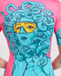 RIVANELLE Cycling short sleeve jersey - MEDUSA - pink/turquoise