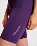 RIVANELLE Cycling bib shorts - NOVEL PRO - purple