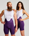 RIVANELLE Cycling bib shorts - NOVEL PRO - purple