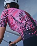 RIVANELLE Cycling short sleeve jersey - ROSESCAPE - purple/black