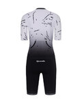 RIVANELLE Cycling skinsuit - TEMPO - white/black