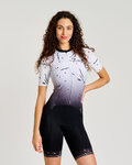 RIVANELLE Cycling skinsuit - TEMPO - white/black