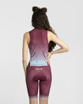 RIVANELLE Cycling skinsuit - SNIPP - bordeaux/blue