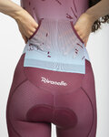 RIVANELLE Cycling skinsuit - SNIPP - bordeaux/blue
