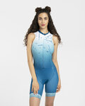 RIVANELLE Cycling skinsuit - SNIPP - white/turquoise