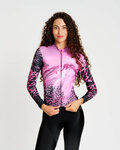 RIVANELLE Cycling winter long sleeve jersey - ROSESCAPE WINTER - purple/black