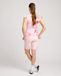 RIVANELLE Cycling short sleeve jersey - MISS FLOWERY - pink