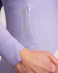 RIVANELLE Cycling summer long sleeve jersey - ELEVATE - purple