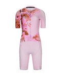RIVANELLE Cycling skinsuit - FLOWERY DIVA - pink