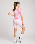 RIVANELLE Cycling skinsuit - FLOWERY DIVA - pink