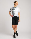 RIVANELLE Cycling skinsuit - FLOWERY DIVA - white/black