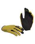 IXS Cycling long-finger gloves - CARVE - yellow/black