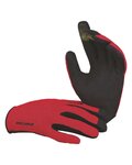 IXS Cycling long-finger gloves - CARVE - red/black