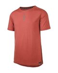 IXS Cycling short sleeve jersey - FLOW MERINO - red