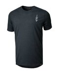 IXS Cycling short sleeve t-shirt - FLOW 1.0 TECH TEE - black
